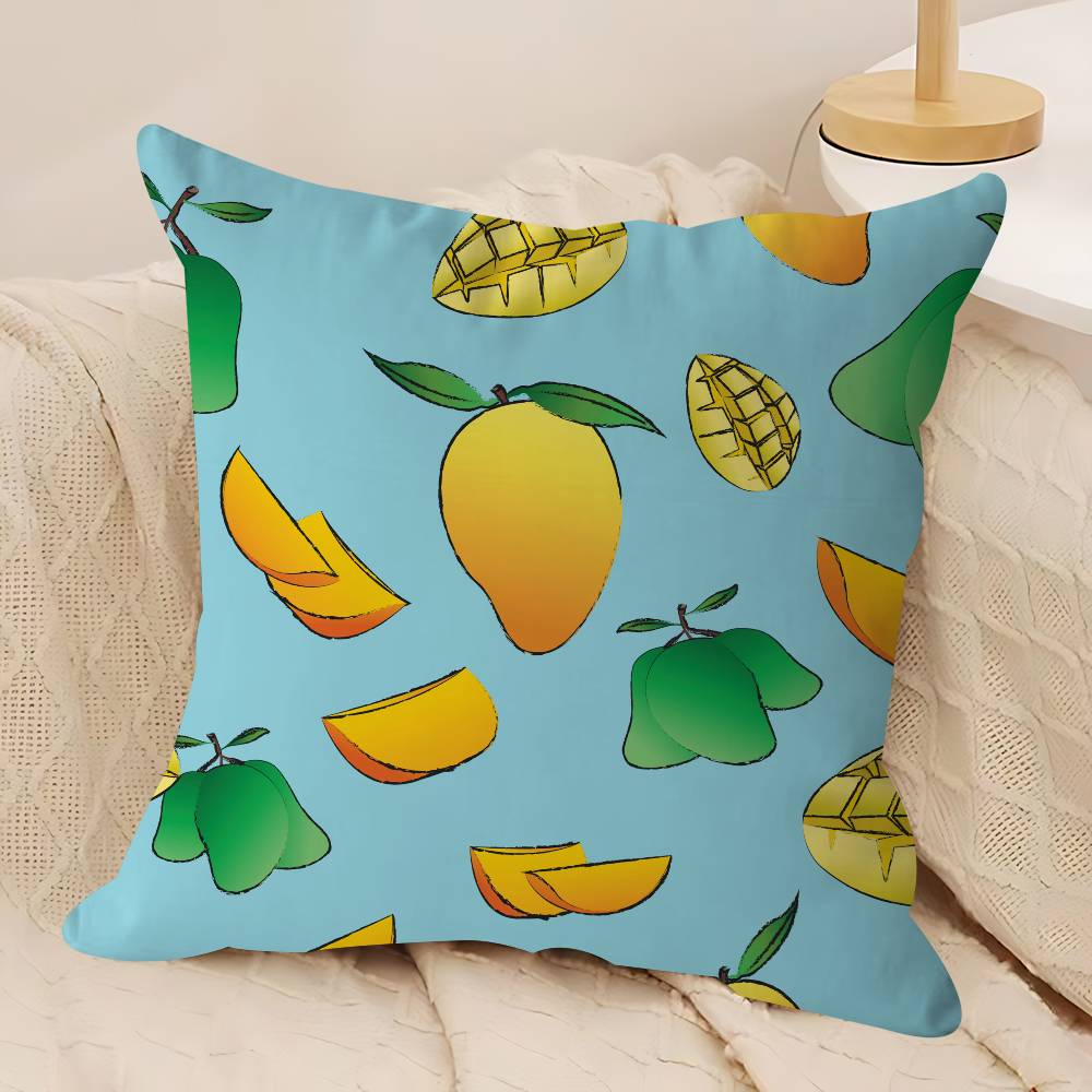 Art Fruit Pillow Gift Home Office Decoration Pillow Bedroom Sofa Car Cushion CoverPillow Case