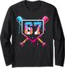 Cream Drip 67 Meme Six Seven Gen Alpha Slang Long Sleeve T-Shirt