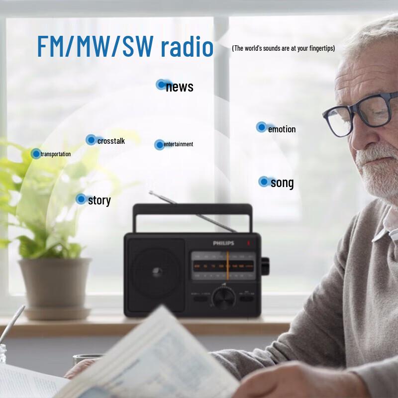 Philips TAR2368 Portable All-Band Pointer Radio