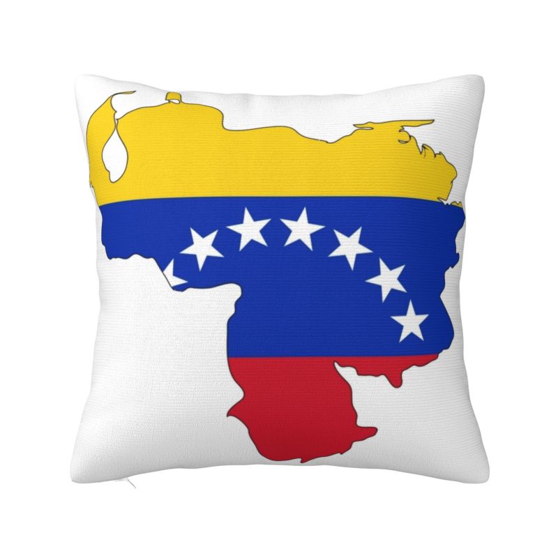 Venezuela Flag Ink Splatter Cushion Covers Bolivarian Republic of Venezuela Soft Luxury Pillow Case Home Decor