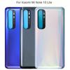 For Xiaomi Mi Note 10 Lite Battery Back Cover Rear 3D Glass Panel Mi Note10 Lite Housing Case Glass Adhesive Replace