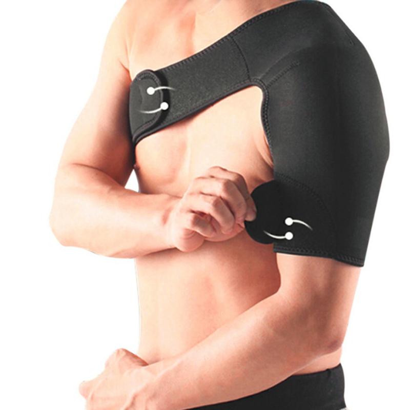 Adjustable Gym Sports Care Single Shoulder Support Back Brace Guard Strap Sports Shoulder Protection Shoulder Strap Men & Women