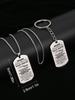 Stainless Steel Keychain and Necklace, a Gift for My Son, Engraved Emblem, Ideal Gift for Men, Couples, Boyfriend, Family & Friends