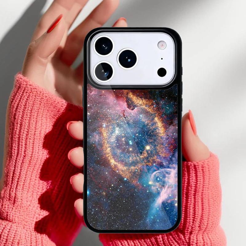 Outer Space Phone Case for iPhone 17 Air 16e 15 14 13 Pro Max Back Cover for 12 11 Pro Coque