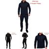 Stylish Men's Tracksuit Set With Hooded Jacket And Adjustable Waistline Pants