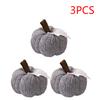1-5PCS Small Pumpkins Home Decor Knit Knitted Pumpkin Reusable Seasonal Charm Cozy Warm Decorative Ornaments Crochet Pumpkins
