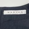 MARIHA Black Cotton Sleeveless Dress Dress Not Written blackUsed