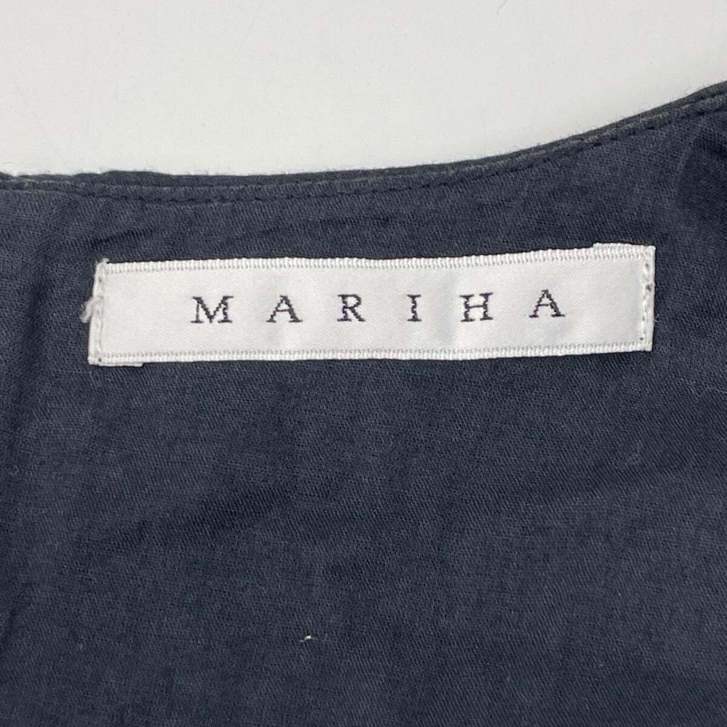 MARIHA Black Cotton Sleeveless Dress Dress Not Written blackUsed