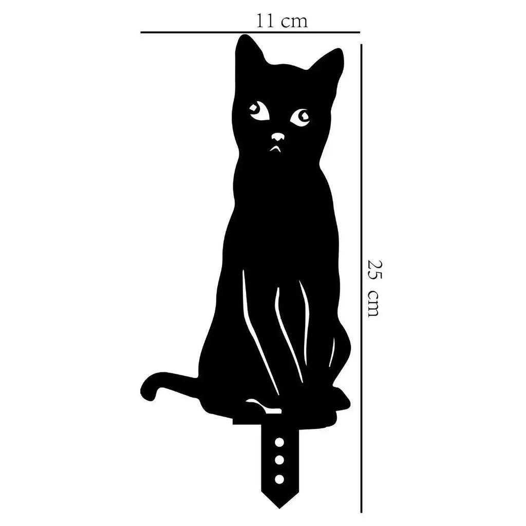 Metall-Hirsch/Hund/Katze-Pfahl - Outdoor-Silhouette-Tierskulpturen | Wasserdichte Metall-Hirsch-Kunstwerke | Dekorative Gartenpfähle