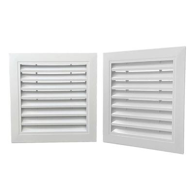 White Air Vent Grille Aluminum Alloy Return Air Grill New Vent Cover Attics
