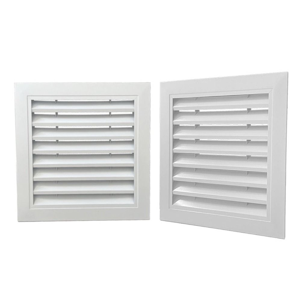 White Gable Vent Aluminum Alloy Return Air Grill New Ventilation Grille  Attics