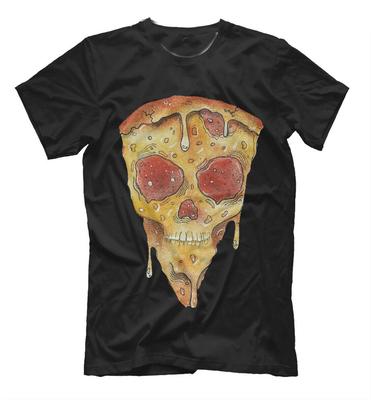 Funny Dead Pizza Hipster TShirt Summer Cotton Short Sleeve ONeck Mens T Shirt New S3XL