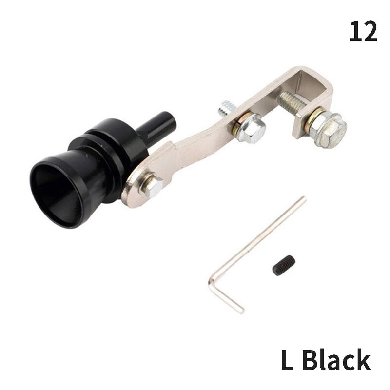 Motorbike Car Exhaust Fake Turbo Whistle Pipe Sound Muffler Blow Off Valve Universal Simulator Whistler