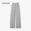 Edition Gao Yuanyuan Style Wool Blend Wide-Leg Trousers