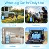 3 & 5 Gallon Water Jug Cap, Upgrade Reusable Replacement Caps, Non Spill Lids Cover for 55mm Water Bottles