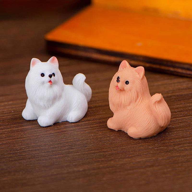 Micro Landscape Resin Decoration Crafts Creative Cute Puppy Doll Blind Box Desktop Car Decoration Accessories