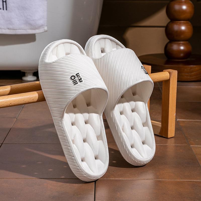 Summer water leakage cool slippers women quick drying non-slip bathroom bath home slippers men wear sandals outside