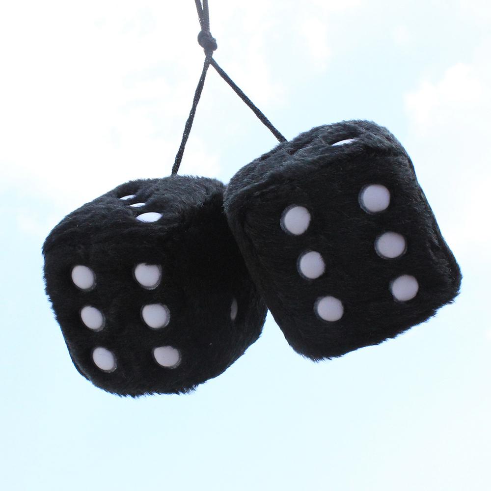Car Pendant Car Rearview Mirror Ornaments Creative Dice Shape Home Decoration Car Interior Accessories Decoration