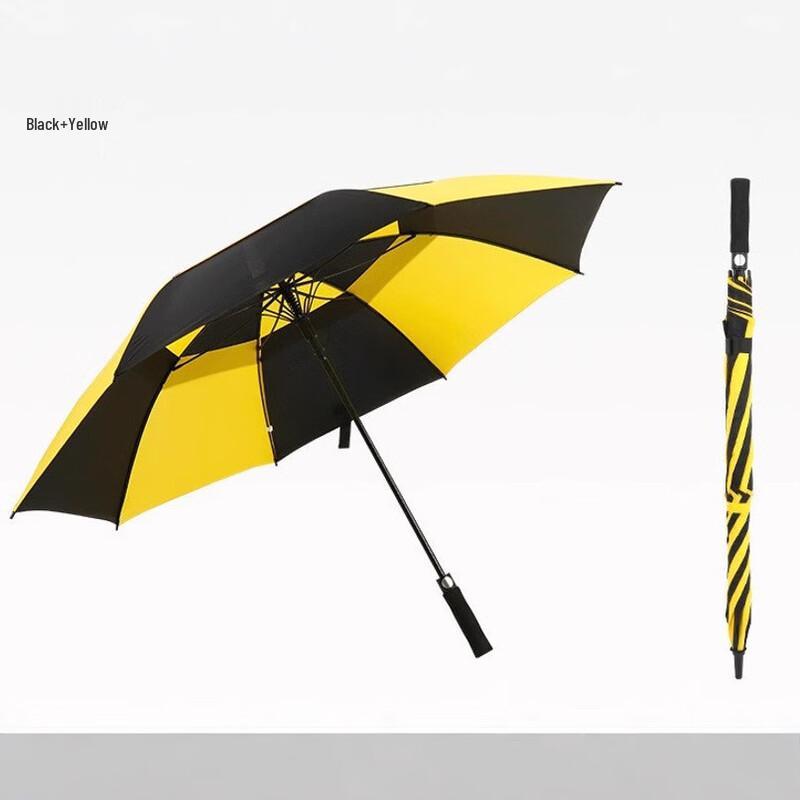 PULIAN Breathable Double-Layer Straight Golf Umbrella