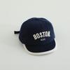 Retro Letter Baby Baseball Cap Summer Soft Brim Sun Visor Hat Korean Embroidered Boy Girl Kids Duck Tongue Hat 6-36 Months