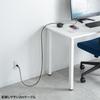 Sanwa Supply GaN Power Strip with USB Fast Charging, PD67W, TAP-B111C3BK