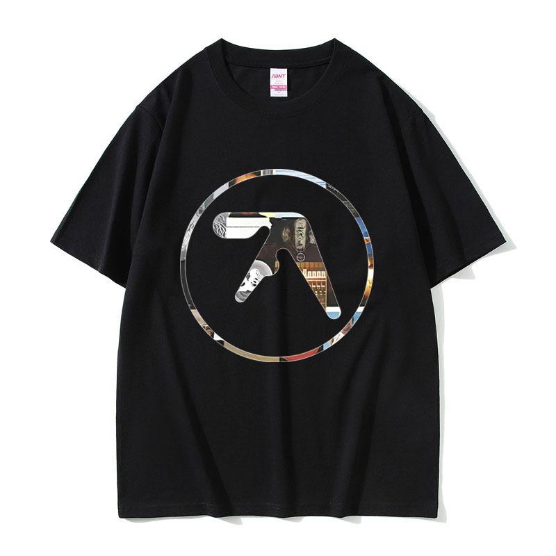 Aphex Twin Album Cover Graphic T-shirt Men Women Fashion Oversized T-shirts Men s Casual Cotton Vintage T Shirts Tops Streetwear 4XL