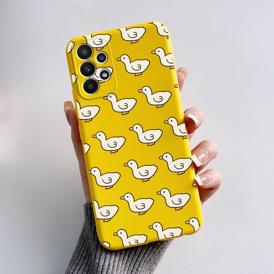 For Samsung Galaxy A53 5G Case Cover SM-A536B Stylish Painted Silicone Soft Protector Cover For Samsung A23 A33 A73 5G A 53 Capa