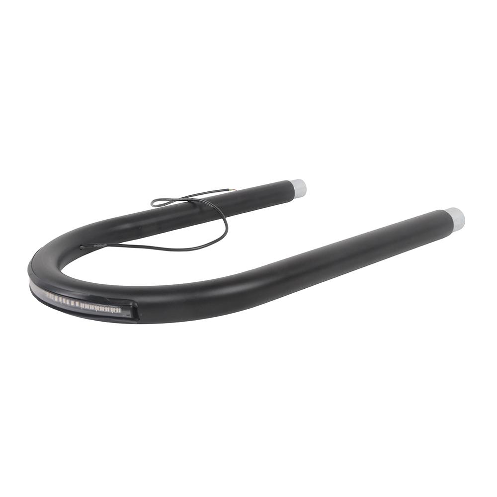 For BMW K100 K100LT K100RS K100RT K Series Motorcycle Rear Rack Holder Support Seat Tube Loop Frame Hoop With LED Light Strip