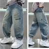 Boys' Jeans Spring and Autumn Styles Children's Pants Long Pants Cool and Trendy Pants
