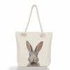 Cute Animals Print Thick Rope Single-shoulder Beach Bag 7210