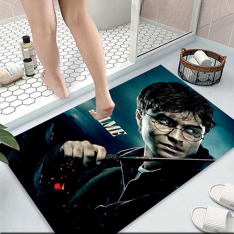 Custom Name Harry Potter Magic Train Carpet Rug Customizable Soft Washable Anti-Slip Home Living Room Sofa Mats Personalized Rug. 090974