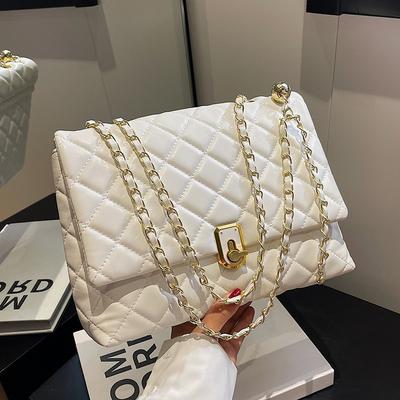 Popular Hot-selling Diamond Casual Large-capacity Bag Fashionable Versatile Temperament Commuter Shoulder Women's Bag