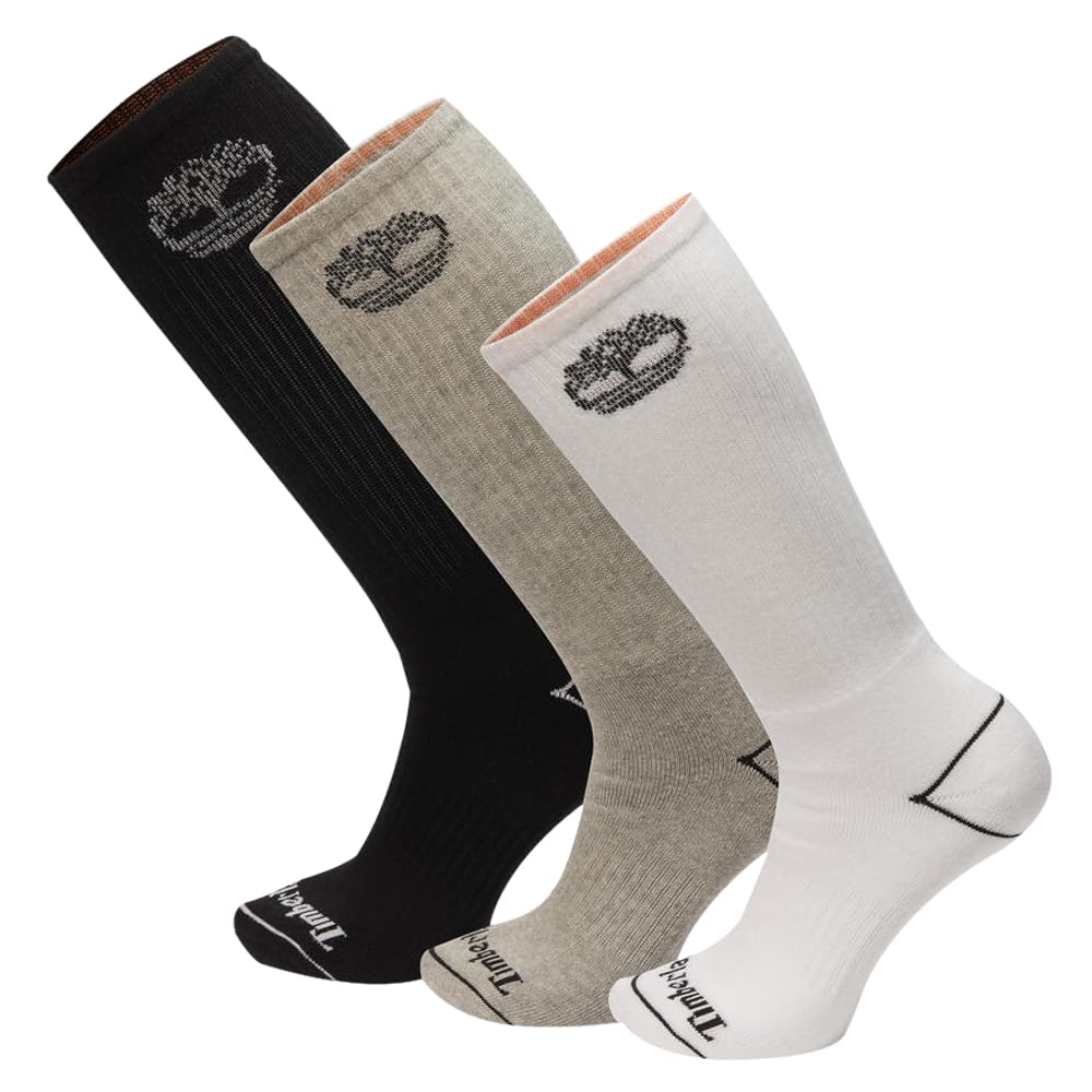 

Набор из 3 пар носков Timberland Bowden Tree с полной амортизацией, унисекс, взрослый, мульти, большой, TB0A6BBYM051