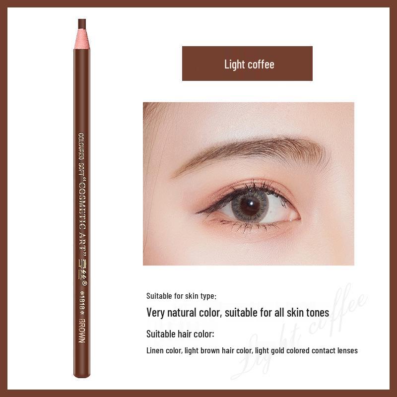 Hens 1818 Waterproof Non-Smudge Eyebrow Pencil, Genuine Wooden Hard Core, Makeup Artist Special Edition.