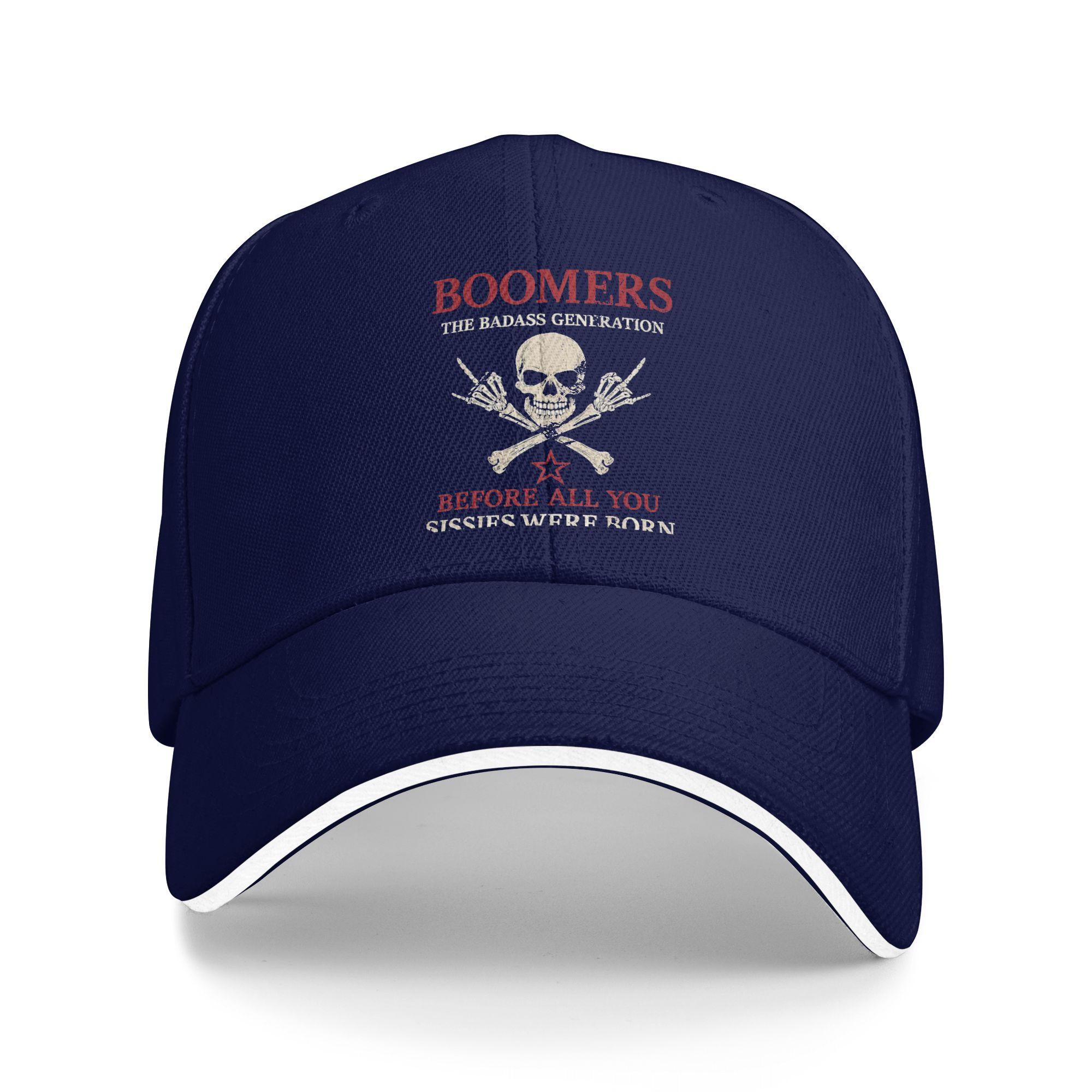 

Boomer Generation Badass Before Casual Baseball Cap Kpop Rock Trucker Hat Spring Adjustable Female Male Classic Snapback Cap One Size