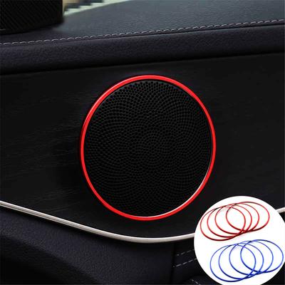 Štýl auta Pre Mercedes-Benz CE GLC Trieda W205 X253 W213 Zliatina dvierok Stereo kryt krúžku reproduktora