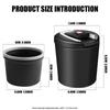 Car LED Portable Multifunctional Ashtray Car Accessories for SEAT Leon FR 5 6 Alhambra MK3 MII Altea 5F Ibiza Toledo Cordoba