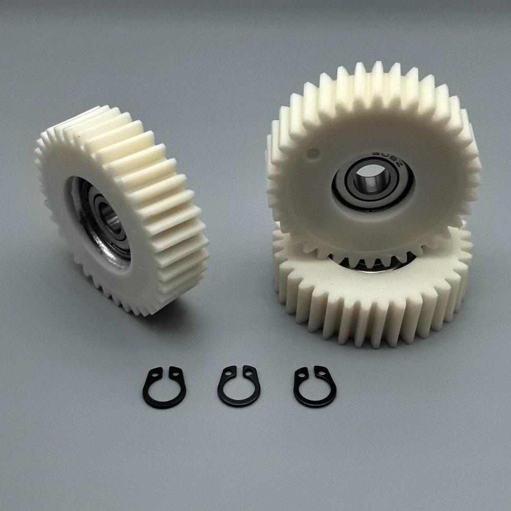 3PCS 36T Bicycle Wheel Hub Motor Right-Hand Helical Gear Nylon Gear 48x13.4x8mm With Bearing For Bafang Motor Electric Bike