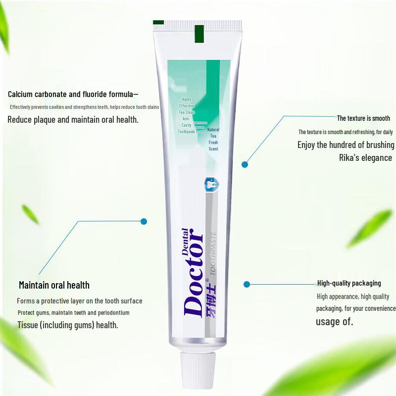 Dr. Tooth Tea Clean Anti-Cavity Fluoride Toothpaste