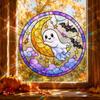 Halloween Static Window Clings - Moon Bottle Decorations 3030 Cm