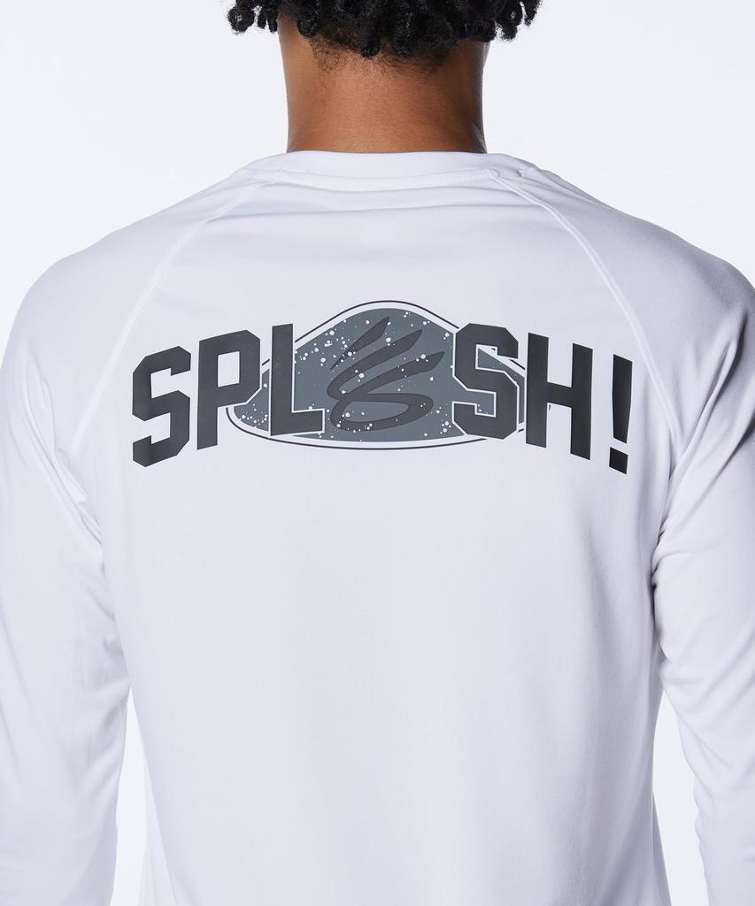 CURRY TECH GRAPHIC LS LG [Under Armour] T-SHIRT, Weiß, Schwarz,