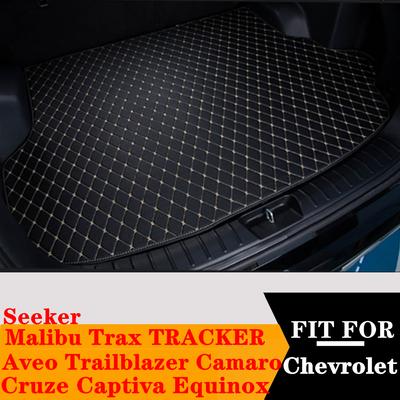 Sinjayer Car Trunk Mat Tail Boot Pad Carpet Cover For Chevrolet Aveo Trailblazer Cruze Captiva Equinox Malibu Trax Seeker