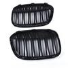 For BMW X1 F48 F49 Glossy Black Grille Car Front Kidney Grill Grilles Racing Grills Single Double Line Grille 2016-2019 Accessories