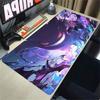 XXL Play Mat Laptop Black Gaming Accessories Mouse Pad Japan Anime Keyboard Rug PC Ppokemon Gengar Mousepad Gamer Keyboard Rug
