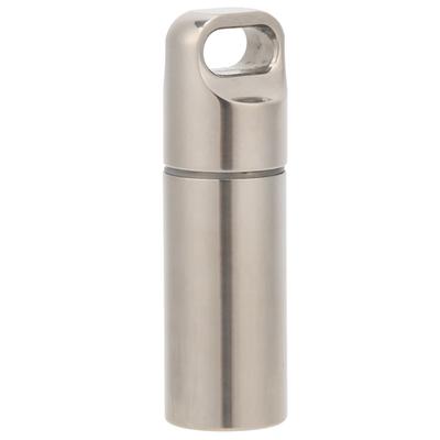 Waterproof Titanium Alloy Drug Case Portable Pocket Drug Boxes Container for OutdoorM
