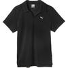 New PILE OPEN Polo Shirt Men's Black 671065-01