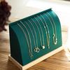 Solid Wood Jewelry Display Stand for Necklaces and Earrings