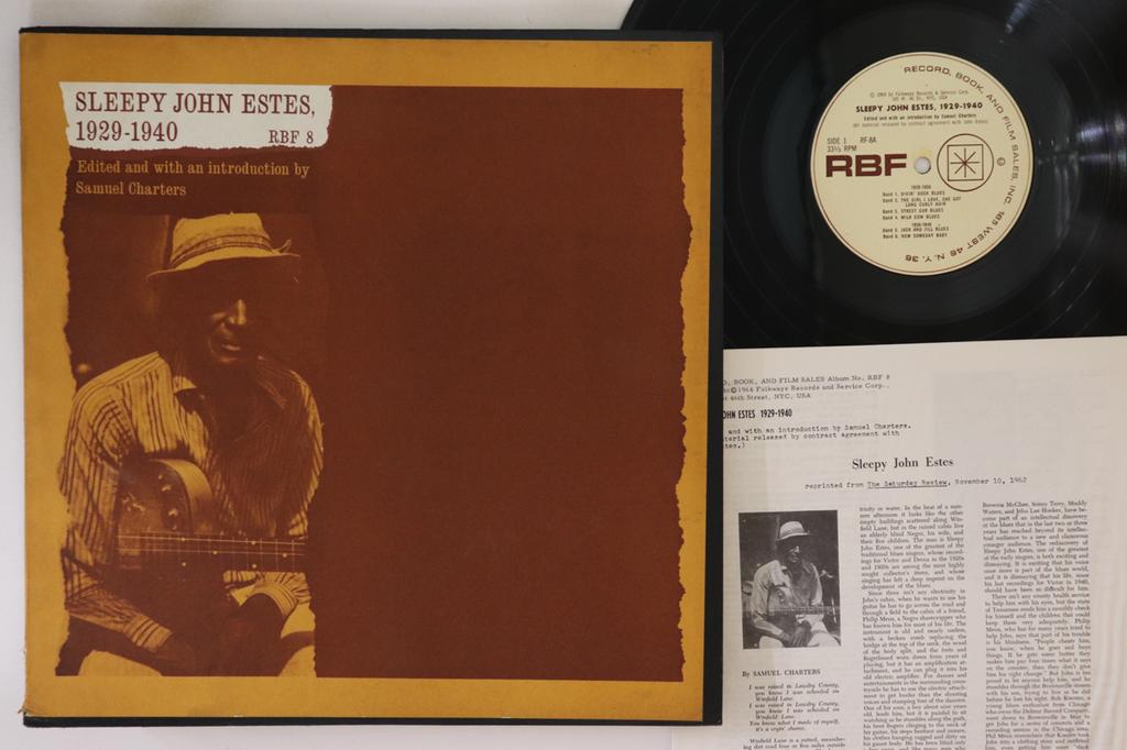 LP Record SLEEPY JOHN ESTES  19291940 RF8 RBF 1964 US Blues Used