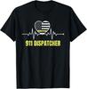 911 Dispatcher Thin Yellow Line Dispatch US American Flag Gift Unisex T-Shirt