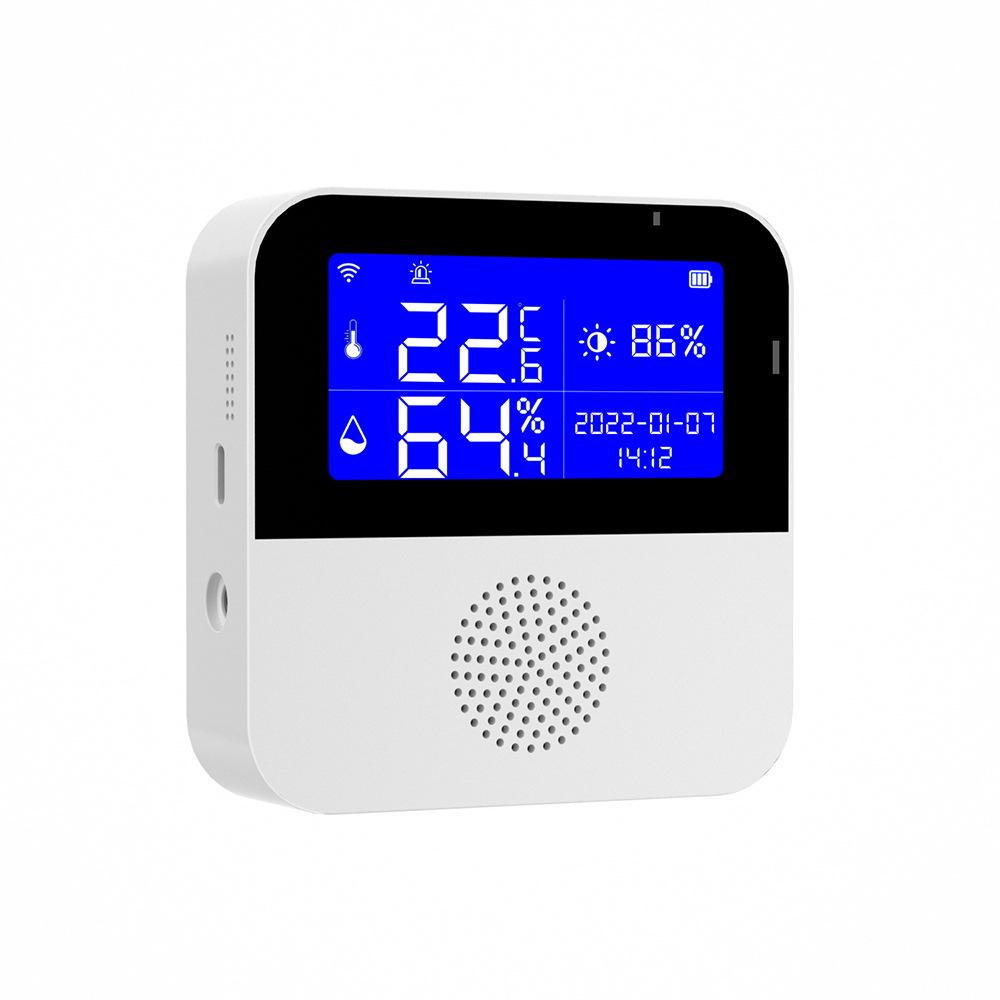Graffiti ZigBee WiFi Temperature & Humidity Sensor - Wireless Indoor Thermometer with Mobile Remote Access